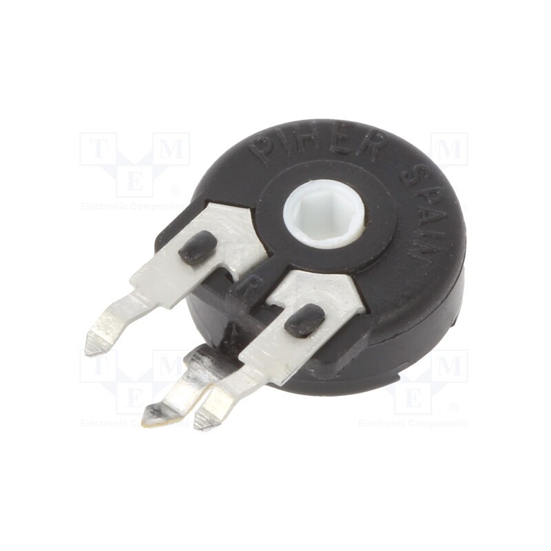 2 pcs x PIHER - PT10MH02-104A2020-S - Potentiometer: mounting, vertical, 100kΩ, 150mW, ±20%, linear
