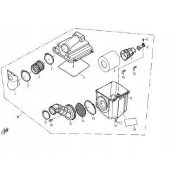 Air filter cfmoto 500 0180 1120a0