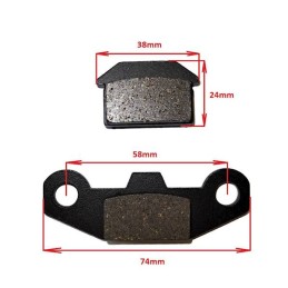 Front brake pads set for atv 110cc 125cc quad