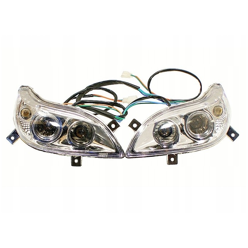 Lamp front lamps quad atv 2 pcs set