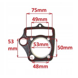 Head gasket for atv 110 125cc