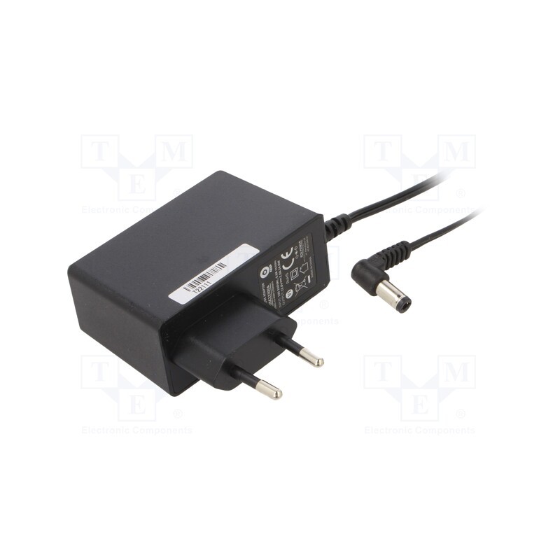 1 pcs x POS - POSC12200A-2555L - Power supply: switched-mode, plug, 12VDC, 2A, 24W, Plug: EU, 86.2%