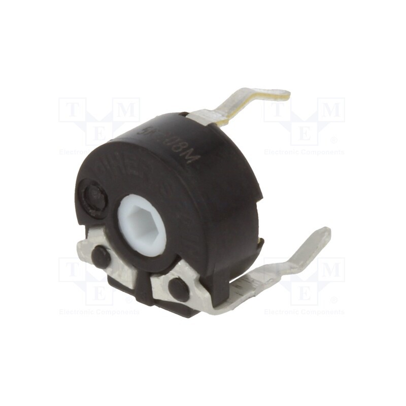 2 pcs x PIHER - PT6MV-502A2020- - Potentiometer: mounting, horizontal, 5kΩ, 100mW, ±20%, linear