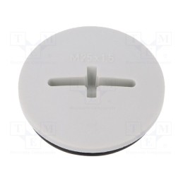 1 pcs x LAPP - 52006137 - Stopper, M25, 1.5, IP68, polyamide, light grey, SKINDICHT®, 8mm