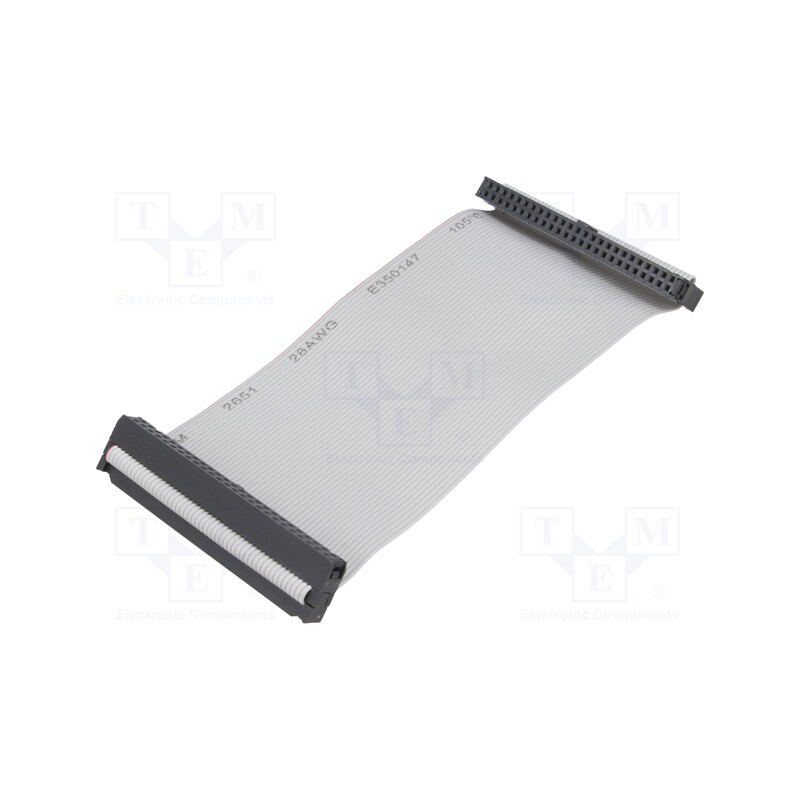 1 pcs x AMPHENOL - FC50300-S - Ribbon cable with IDC connectors, Cable ph: 1.27mm, 0.3m
