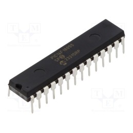 1 pcs x MICROCHIP TECHNOLOGY - PIC16F18055-E/SP - IC: PIC microcontroller, 14kB, 32MHz, 1.8÷5.5VDC, THT, SPDIP28