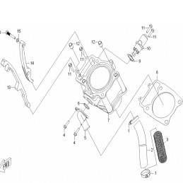 Timing chain tensioner cfmoto 500 x5 0180 023200 0080 cf188 023200 0080