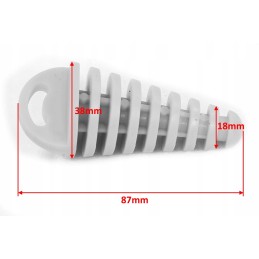 Muffler plug for washing a motoc cross scooter