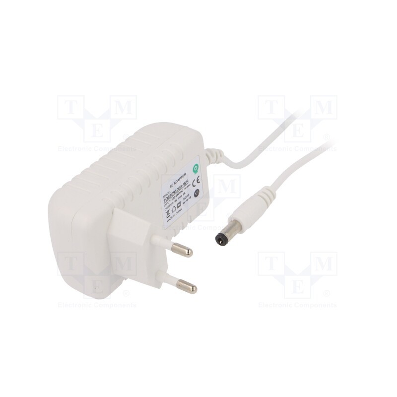 1 pcs x POS - POSB09100A-WH - Power supply: switched-mode, plug, 9VDC, 1A, 9W, Plug: EU, 80.36%
