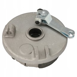 Hub brake drum shoes front left quad atv