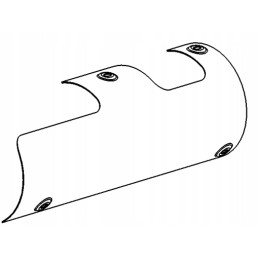 Kymco mxu 300 t3b exhaust cover