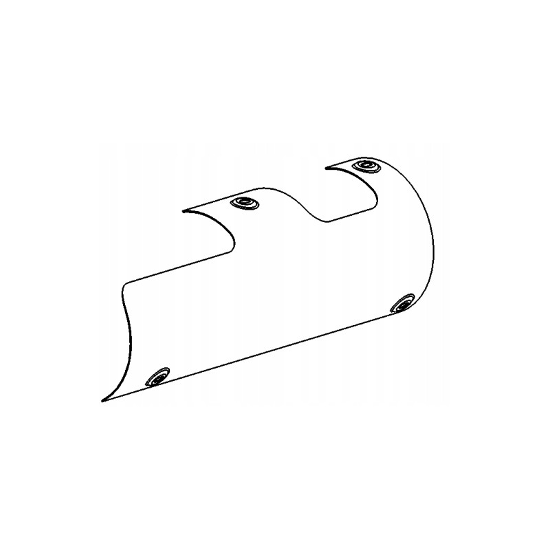 Kymco mxu 300 t3b exhaust cover