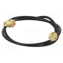 1 pcs x ONTECK - SMA-15-0.5 - Cable, 50Ω, 0.5m, RP-SMA female,SMA socket, black, straight