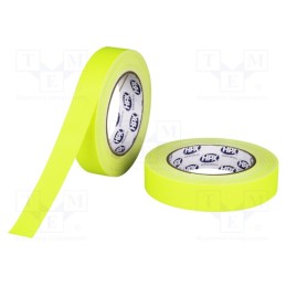 1 rol x HPX - FY2525 - Tape: duct, W: 25mm, L: 25m, Thk: 0.3mm, yellow, natural rubber