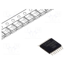 3 pcs x NEXPERIA - 74LV123PW,118 - IC: digital, monostable,multivibrator,resettable, Ch: 2, TTL, SMD