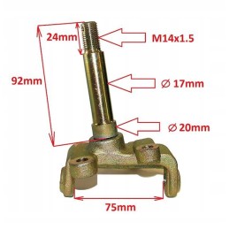 Right front suspension knuckle atv110 125 disc brakes