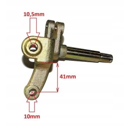 Right front suspension knuckle atv110 125 disc brakes