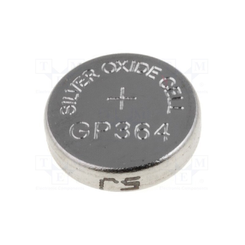 1 pcs x GP - 364/SR621SW GP B1 - Battery: silver, 1.55V, coin,R621,SR60, non-rechargeable, 1pcs.