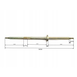Axle for mini quad 49cc kxd pro dl 54cm