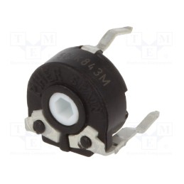 2 pcs x PIHER - PT6MV-504A2020- - Potentiometer: mounting, horizontal, 500kΩ, 100mW, ±20%, linear