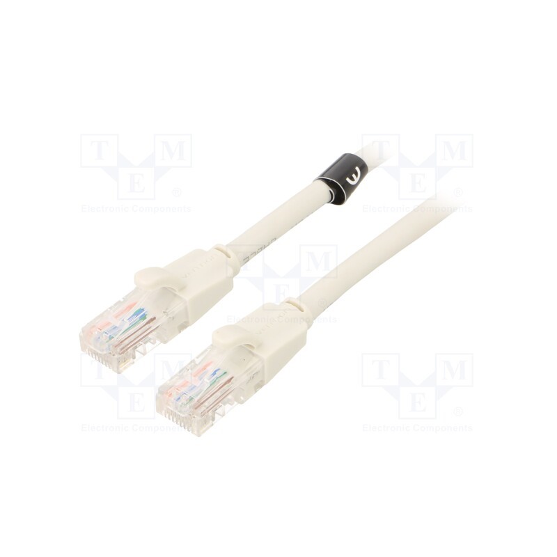 1 pcs x VENTION - IBEHG - Patch cord, U/UTP, 6, CCA, PVC, grey, 1.5m, RJ45 plug,both sides