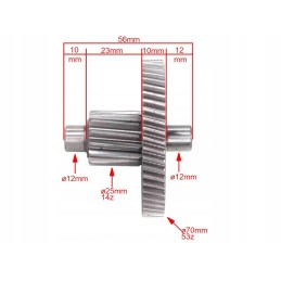 Intermediate mode gy6 50 scooter 4t zipp router romet