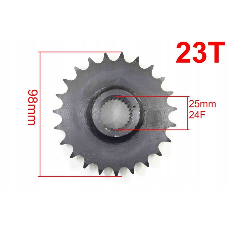 Front sprocket 428 23z atv 150 diablo with hb sleeve