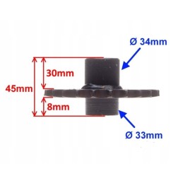 Front sprocket 428 23z atv 150 diablo with hb sleeve