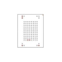 1 pcs : IS21TF16G-JQLI - eMMC 16GB, 100 Ball FBGA, 3.3V, RoHS