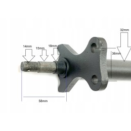 Steering column 70cm quad atv hammer 200 250