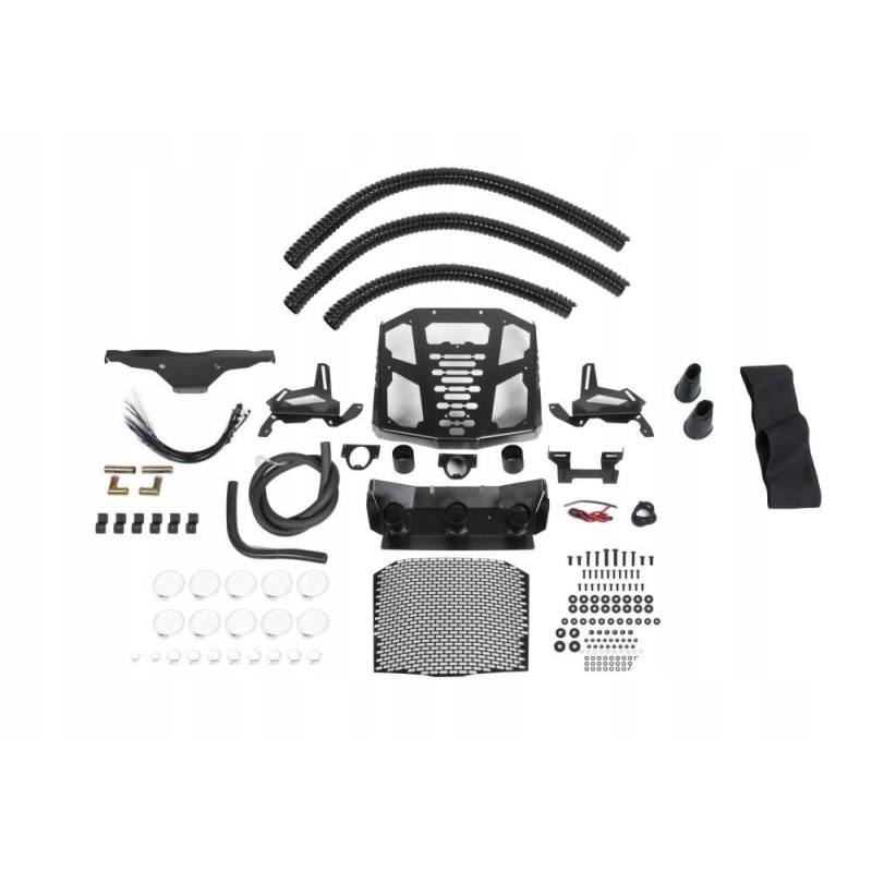 Radiator relocator with snorkels cfmoto cf force 850 1000 2018 2022