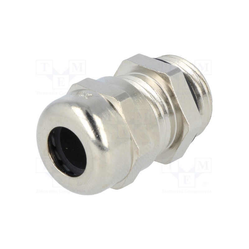 1 pcs x LAPP - 52015710 - Cable gland, PG9, IP68, brass, Body plating: nickel, SKINTOP® MS