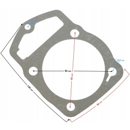 Cylinder gasket cross 250cm3 mzk moretti