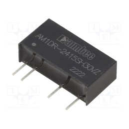 1 pcs x AIMTEC - AM1DR-2415SH30VZ - Converter: DC/DC, 1W, Uin: 22.8÷25.2V, Uout: 15VDC, Iout: 67mA, SIP7