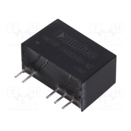 1 pcs x AIMTEC - AM1DM-2409DH60-NZ - Converter: DC/DC, 1W, Uin: 21.6÷26.4V, Uout: 9VDC, Uout2: -9VDC, SIP7