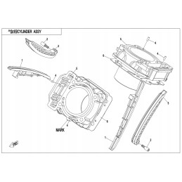 6 cylinder gasket cf moto 800 x8