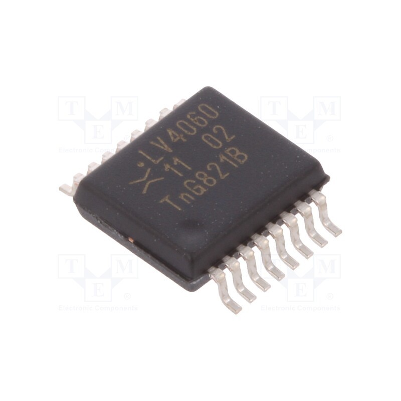 1 pcs x NEXPERIA - 74LV4060DB,112 - IC: digital, 14bit,binary counter, TTL, SMD, SSOP16, LV, 1÷5.5VDC