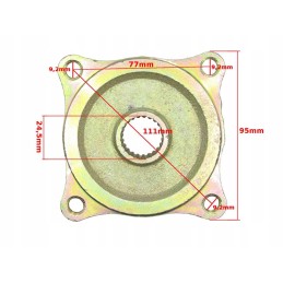 Rear wheel hub ATV 150 HB 23 cutters