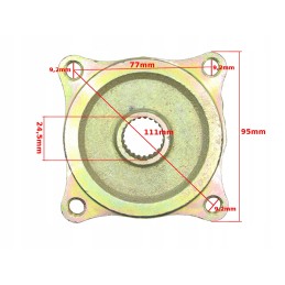 Rear wheel hub ATV 150 HB 23 cutters