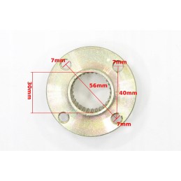 Rear wheel hub ATV 150 HB 23 cutters