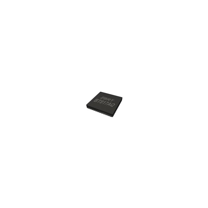 1 pcs : BT817AQ-T - Video ICs EVE4 graphics controller IC with ASTC, ext. capacitive touch interfaces. 64 pin QFN. Automotive gr