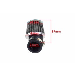 Air filter cone fi 31mm, cat. 45 rms