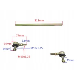 Steering rack ATV 200 Bashan