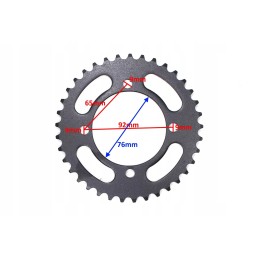 Rear sprocket cross 125 42037z new type hb
