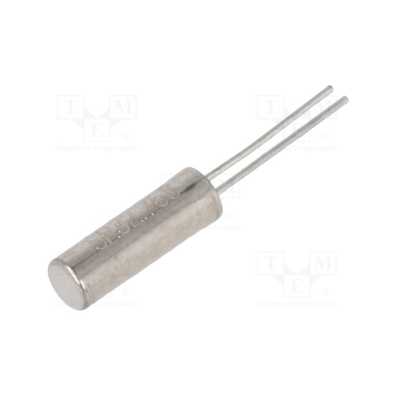 3 pcs x SR PASSIVES - 32.768K-2/6-SR - Resonator: quartz, 32.768kHz, ±20ppm, 12.5pF, THT, TC26, Ø2x6mm