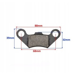 Brake pads rear mrf kxd quad atv cross set