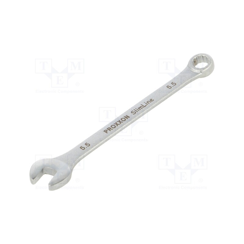 1 pcs x PROXXON - 23905 - Wrench, combination spanner, 5.5mm, Overall len: 93mm, SlimLine