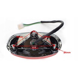 Rear lamp ATV 200 Bashan oval quad