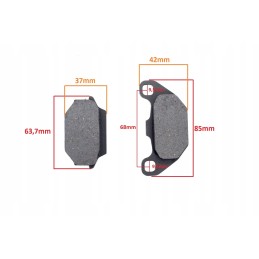 Brake pads atv kymco mxu mxer 150 rear set taiwan