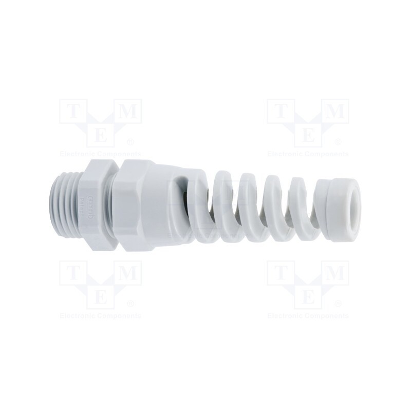 1 pcs x HUMMEL - 1.293.1600.15 - Cable gland, with strain relief, PG16, IP68, polyamide, grey